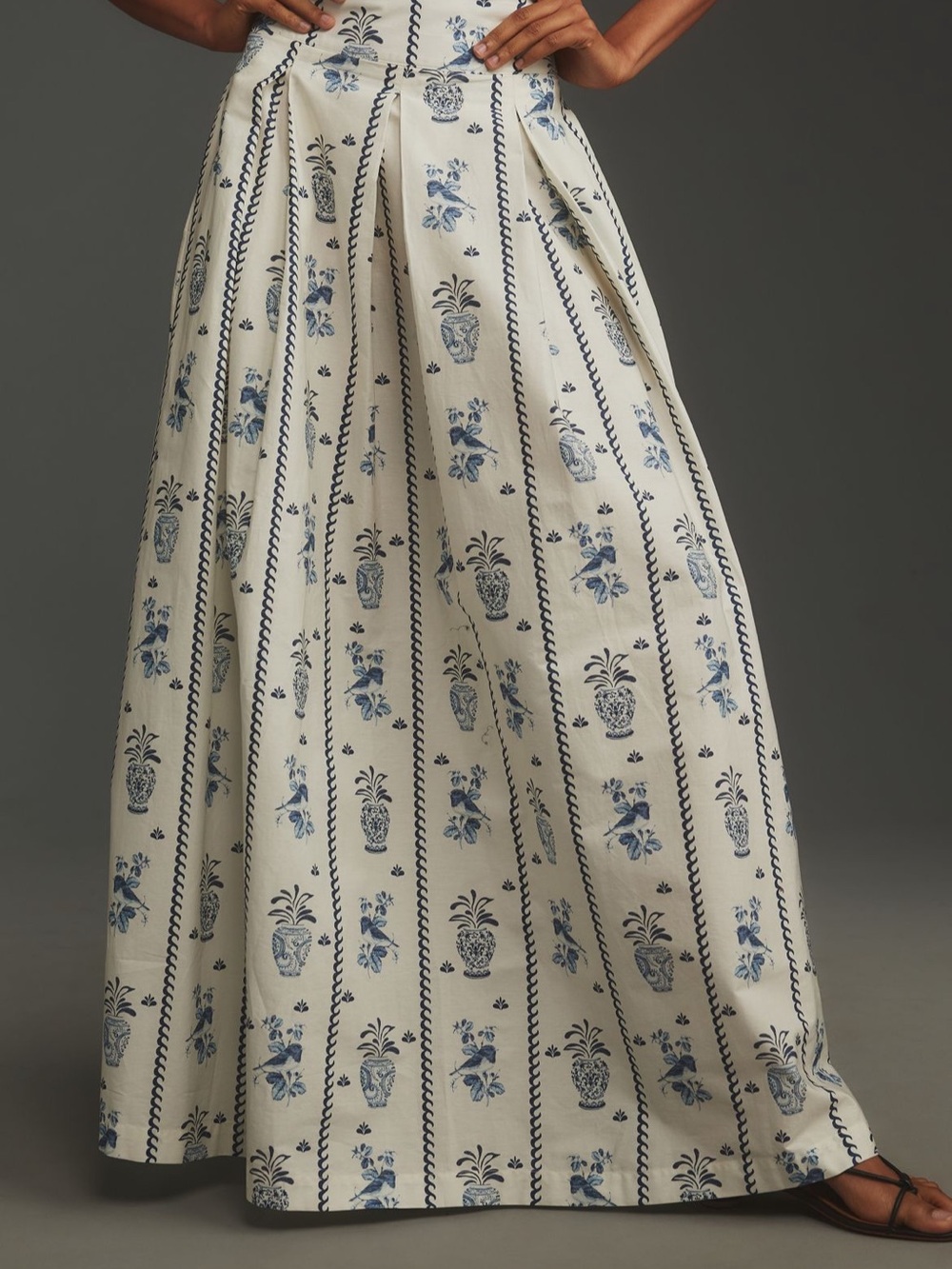 Lalibela Maxi Skirt - Blue Pattern - Picture 2 of 6